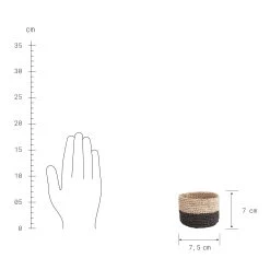 4-tlg. Korbset Handgefertigt Aus Raffia ISALO In Natur-Anthrazit -Butlers butlers 4 tlg korbset handgefertigt aus raffia isalo in natur anthrazit 5