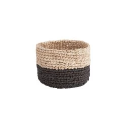 4-tlg. Korbset Handgefertigt Aus Raffia ISALO In Natur-Anthrazit -Butlers butlers 4 tlg korbset handgefertigt aus raffia isalo in natur anthrazit 6