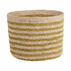 4-tlg. Korbset Handgefertigt Aus Raffia ISALO In Natur-Gelb -Butlers butlers 4 tlg korbset handgefertigt aus raffia isalo in natur gelb 2