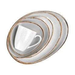 4x Dipschale 200ml FINCA In Grau -Butlers butlers 4x dipschale 200ml finca in grau 4