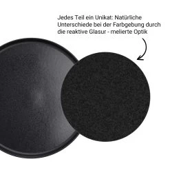 4x Frühstücksteller Ø23cm CASA NOVA In Schwarz -Butlers butlers 4x fruhstucksteller o23cm casa nova in schwarz 2