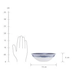 4x Schale 550ml ATLANTIS In Blau 19 4x Schale 550ml ATLANTIS In Blau -Butlers butlers 4x schale 550ml atlantis in blau 3