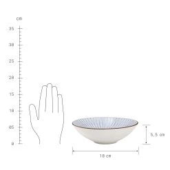 4x Servierschale 420ml DIM SUM In Blau-Weiß -Butlers butlers 4x servierschale 420ml dim sum in blau weiss 3