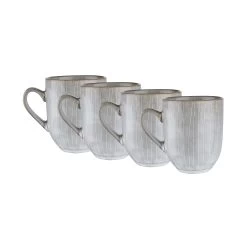 4x Tasse 400ml HENLEY In Grau
