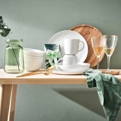 4x Tasse Mit Henkel 300ml NATIVE In Weiß -Butlers butlers 4x tasse mit henkel 300ml native in weiss 9