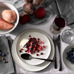 4x Teller Ø22cm HENLEY In Grau -Butlers butlers 4x teller o22cm henley in grau 4