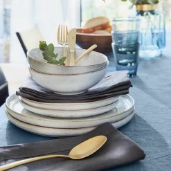 4x Teller Ø22cm HENLEY In Grau -Butlers butlers 4x teller o22cm henley in grau 7