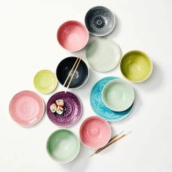 4x Teller Ø25cm SUMATRA In Türkis -Butlers butlers 4x teller o25cm sumatra in turkis 5