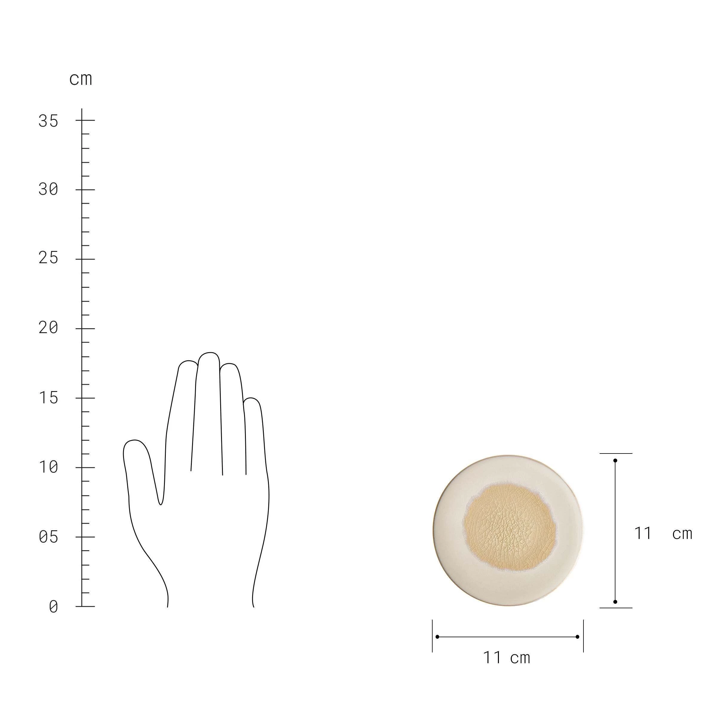 4x Untersetzer Ø11cm COSMOS In Weiß 5 4x Untersetzer Ø11cm COSMOS In Weiß – Bild 3