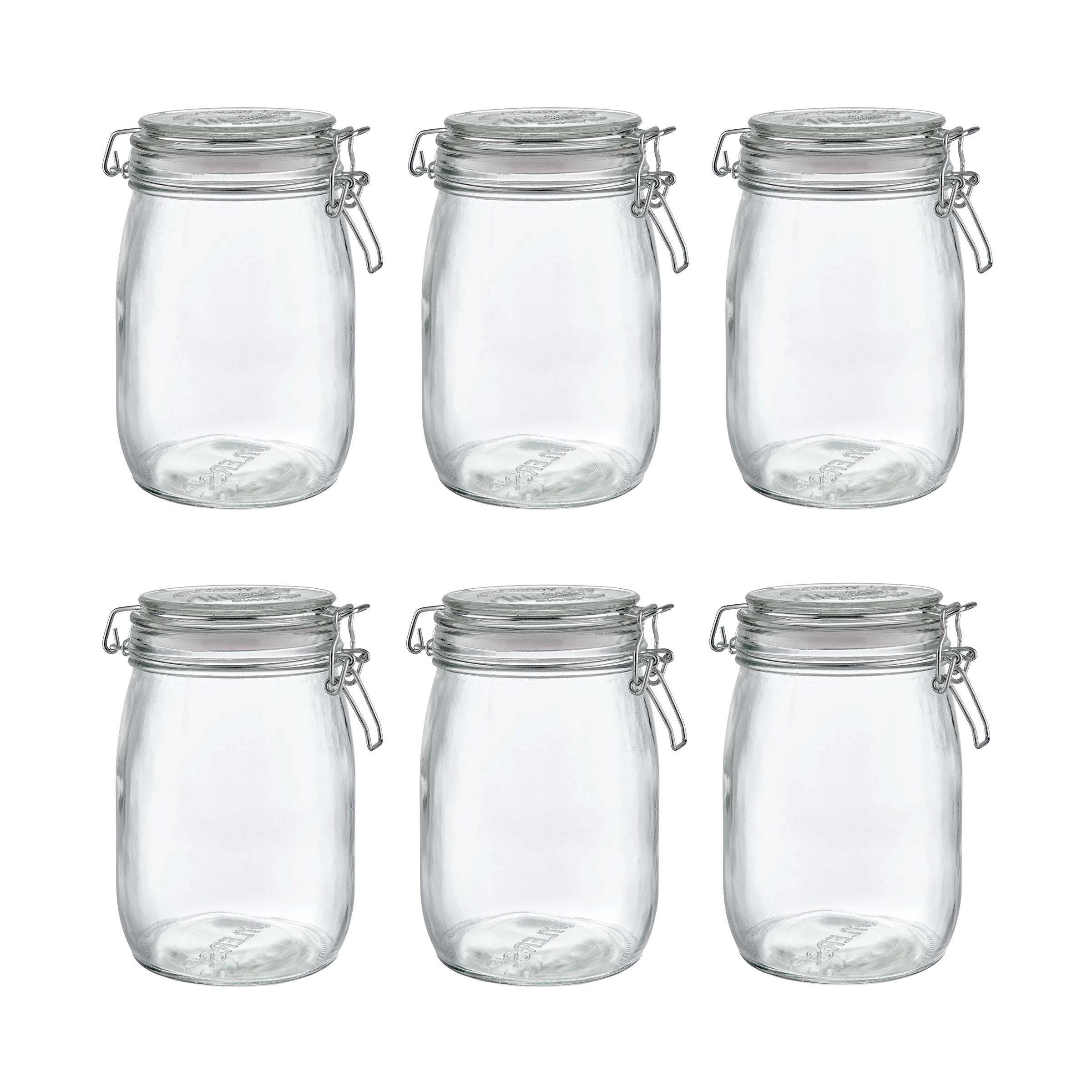 6x Aufbewahrungsgläser 1000ml MASON'S In Transparent 3 6x Aufbewahrungsgläser 1000ml MASON'S In Transparent