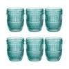 6x Gläser 250ml FIRENZE In Türkis