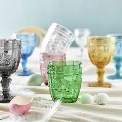 6x Gläser 250ml VICTORIAN In Dunkelgrün -Butlers butlers 6x glaser 250ml victorian in dunkelgrun 3