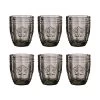 6x Gläser 250ml VICTORIAN In Grau -Butlers butlers 6x glaser 250ml victorian in grau