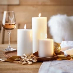 6x Stumpenkerze Höhe 9cm RUSTIC In Creme 7 6x Stumpenkerze Höhe 9cm RUSTIC In Creme -Butlers butlers 6x stumpenkerze hohe 9cm rustic in creme 2