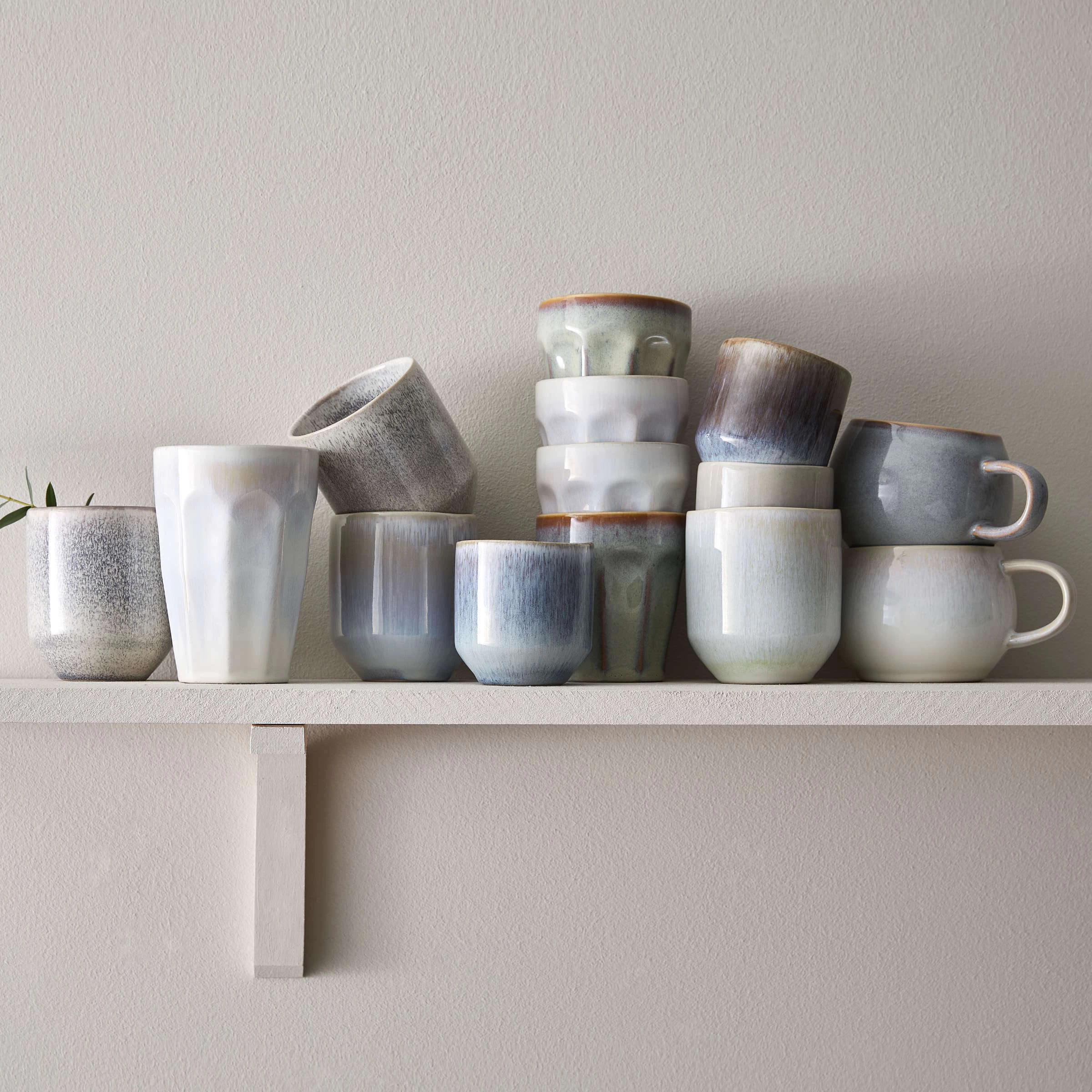 6x Tasse 180ml UNIQUE In Grau 4 6x Tasse 180ml UNIQUE In Grau – Bild 2