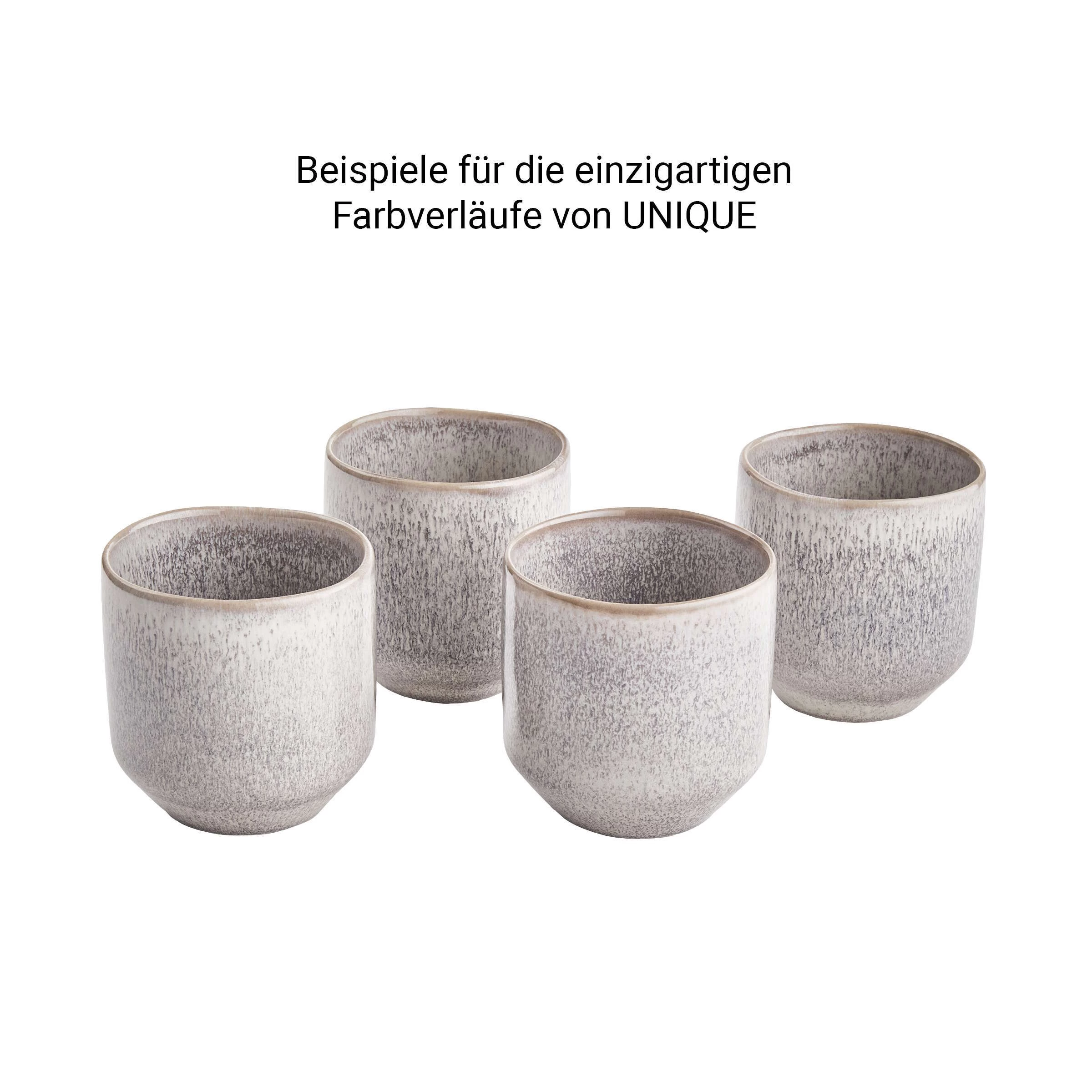 6x Tasse 180ml UNIQUE In Grau 7 6x Tasse 180ml UNIQUE In Grau – Bild 5
