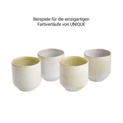 6x Tasse 180ml UNIQUE In Pastellgelb -Butlers butlers 6x tasse 180ml unique in pastellgelb 4