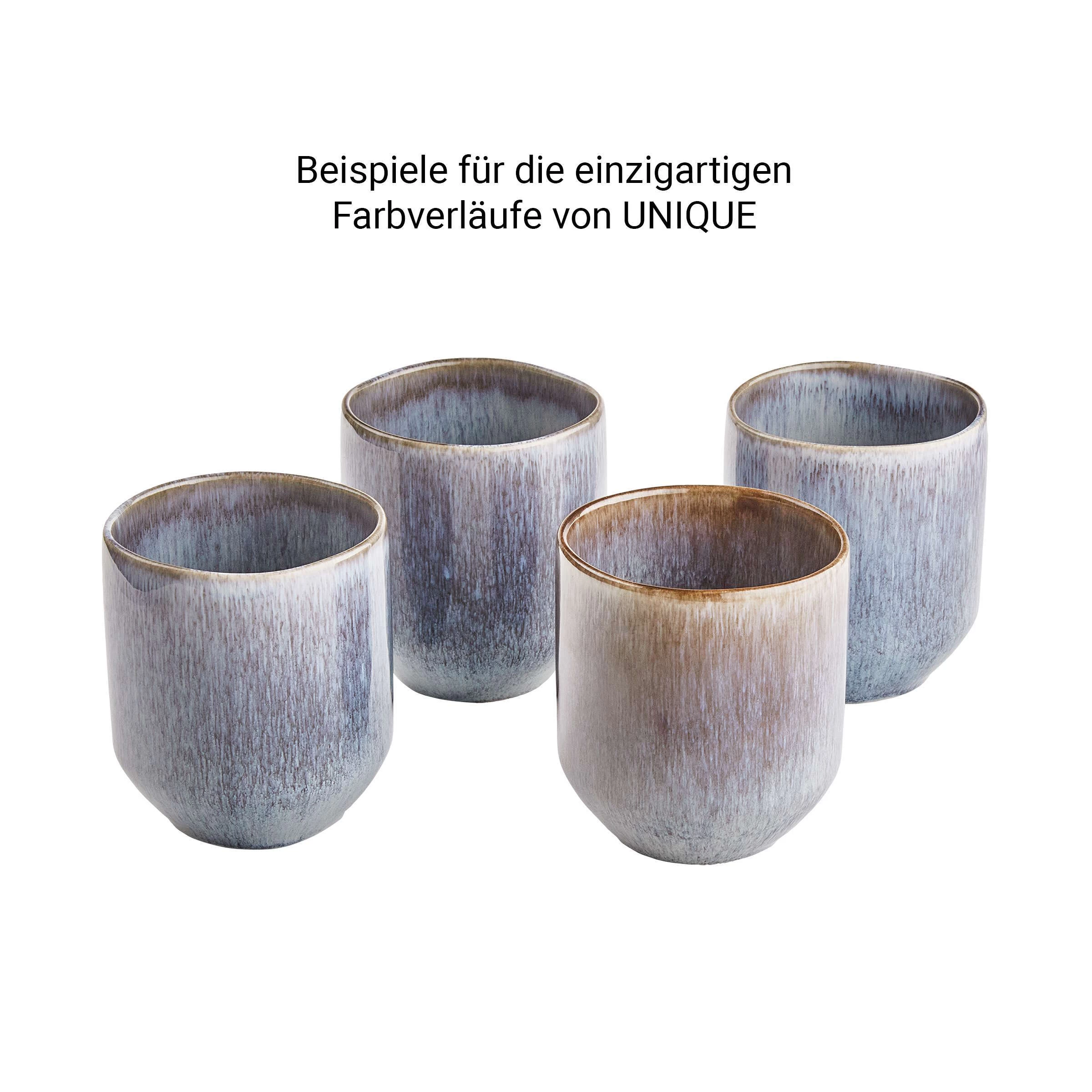 6x Tasse 290ml UNIQUE In Dunkelblau 7 6x Tasse 290ml UNIQUE In Dunkelblau – Bild 5