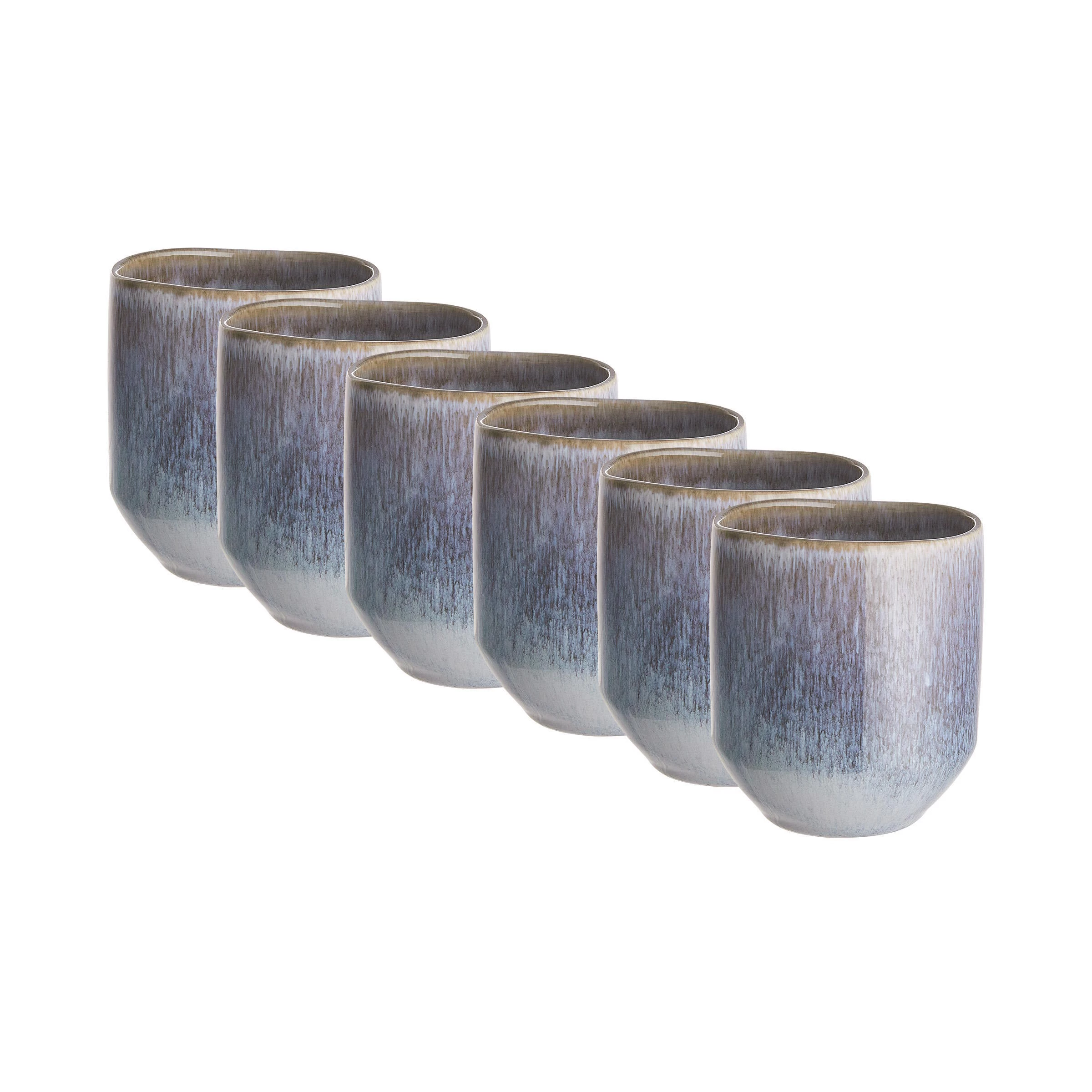 6x Tasse 290ml UNIQUE In Dunkelblau 3 6x Tasse 290ml UNIQUE In Dunkelblau