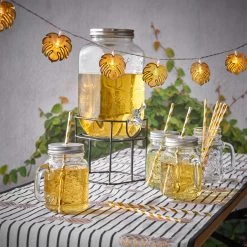 6x Trinkgläser Mason Mit Deckel 450ml REFRESH In Transparent -Butlers butlers 6x trinkglaser mason mit deckel 450ml refresh in transparent 7