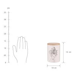 Aufbewahrungsdose Line Art Kopf 700ml QUEEN IT In Hellgrau -Butlers butlers aufbewahrungsdose line art kopf 700ml queen it in hellgrau 2