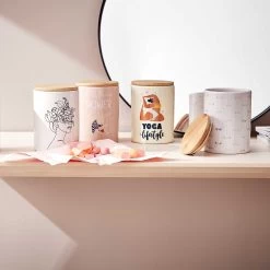 Aufbewahrungsdose Line Art Kopf 700ml QUEEN IT In Hellgrau -Butlers butlers aufbewahrungsdose line art kopf 700ml queen it in hellgrau 4