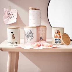 Aufbewahrungsdose Line Art Kopf 700ml QUEEN IT In Hellgrau -Butlers butlers aufbewahrungsdose line art kopf 700ml queen it in hellgrau 5