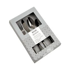 Besteck-Set 16-tlg. QUEENS In Schwarz