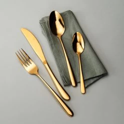 Besteck-Set 4-tlg. QUEENS In Gold -Butlers butlers besteck set 4 tlg queens in gold 8