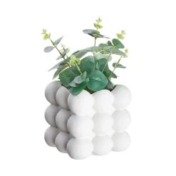 Blumentopf B 12 X T 12cm BUBBLE In Weiß -Butlers butlers blumentopf b 12 x t 12cm bubble in weiss 4