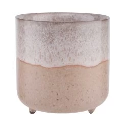 Blumentopf Mit Füßen Ø14cm TIDE In Beige