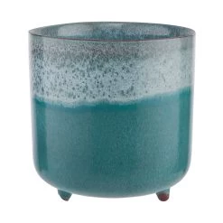 Blumentopf Mit Füßen Ø14cm TIDE In Blau