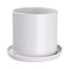 Blumentopf Mit Teller Ø16cm PLANT PLACE In Weiß
