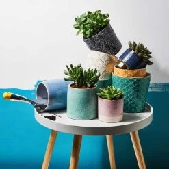 Blumentopf Ø14cm BLOOMY In Blau -Butlers butlers blumentopf o14cm bloomy in blau 3