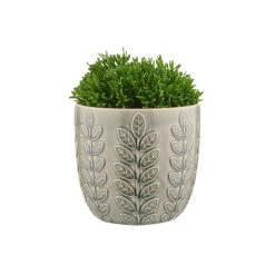 Blumentopf Ø14cm LEAVES In Grün -Butlers butlers blumentopf o14cm leaves in grun 2