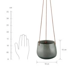 Blumentopf Zum Hängen Ø18cm POTTERY In Grün -Butlers butlers blumentopf zum hangen o18cm pottery in grun 2