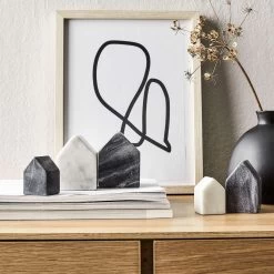 Deko-Haus L 6 X H 9cm BLOCKHOUSE In Weiß -Butlers butlers deko haus l 6 x h 9cm blockhouse in weiss 8