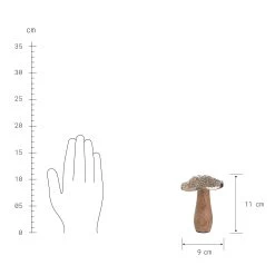 Deko-Pilz Höhe 11cm HARVEST SPLENDOR In Gold -Butlers butlers deko pilz hohe 11cm harvest splendor in gold 2