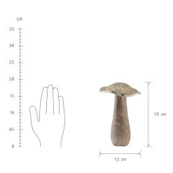 Deko-Pilz Höhe 19cm HARVEST SPLENDOR In Gold 8 Deko-Pilz Höhe 19cm HARVEST SPLENDOR In Gold -Butlers butlers deko pilz hohe 19cm harvest splendor in gold 2