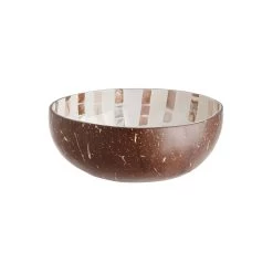 Deko Schale Streifen Aus Kokosnuss Ø14cm COCONUT In Braun