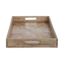 Deko-Tablett Mit Intarsienmuster L 46 X B 31cm MANGO DAYS In Braun -Butlers butlers deko tablett mit intarsienmuster l 46 x b 31cm mango days in braun 2