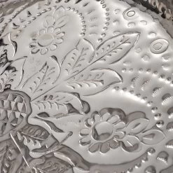Deko-Teller Floral Ø37cm ORIENTAL LOUNGE In Silber -Butlers butlers deko teller floral o37cm oriental lounge in silber 2