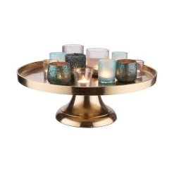 Deko-Teller Mit Fuß Ø50cm BANQUET In Gold 13 Deko-Teller Mit Fuß Ø50cm BANQUET In Gold -Butlers butlers deko teller mit fuss o50cm banquet in gold 5