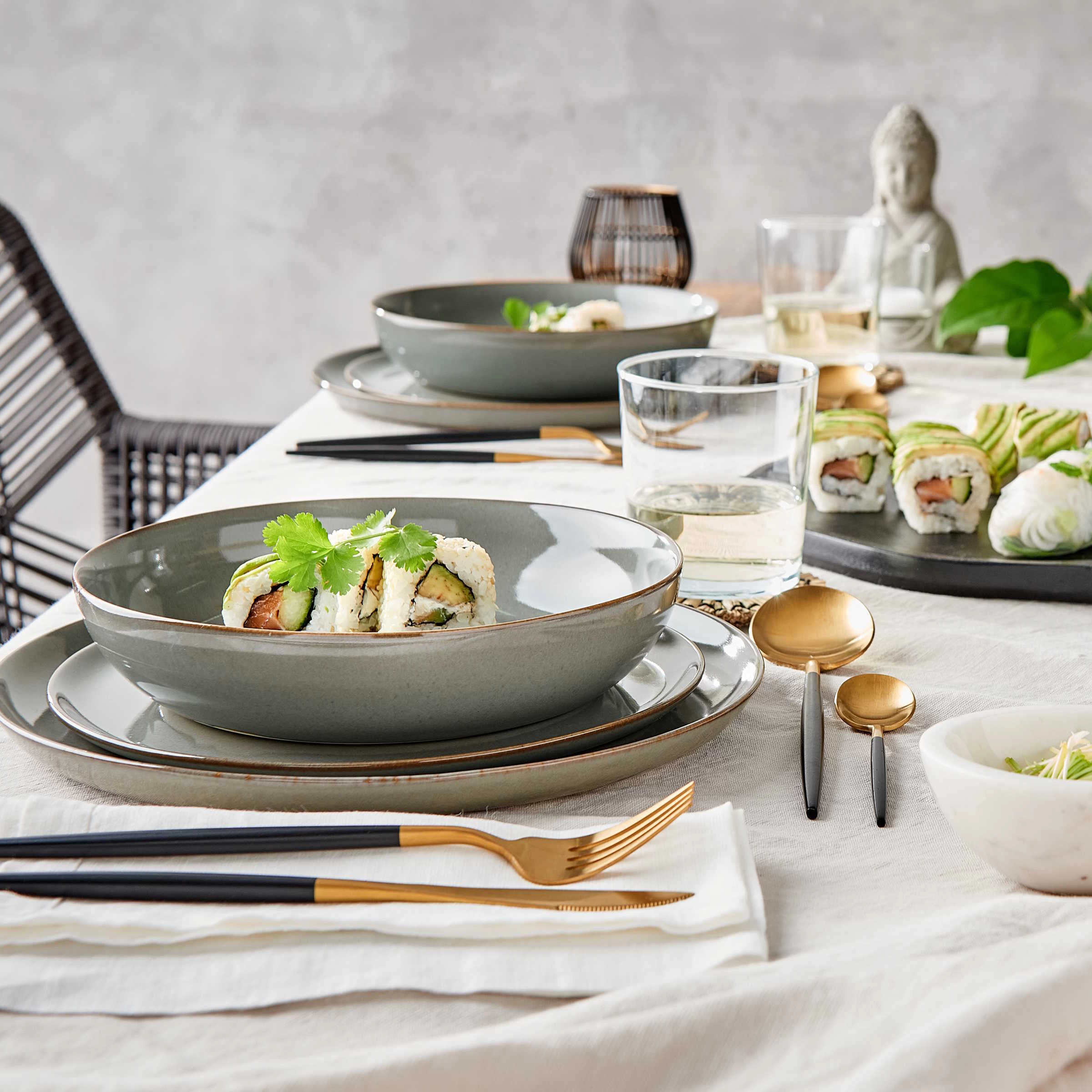 Dinnerteller Ø27cm NATIVE In Grau 11 Dinnerteller Ø27cm NATIVE In Grau – Bild 9