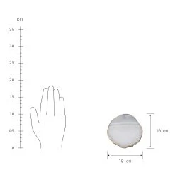 Edelsteinuntersetzer Ø10cm CRYSTAL In Weiß -Butlers butlers edelsteinuntersetzer o10cm crystal in weiss 2