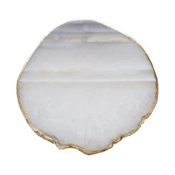 Edelsteinuntersetzer Ø10cm CRYSTAL In Weiß -Butlers butlers edelsteinuntersetzer o10cm crystal in weiss 3