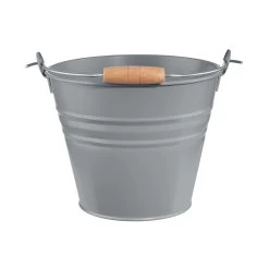 Eimer 8l ZINC In Grau -Butlers butlers eimer 8l zinc in grau 2