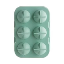 Eiswürfelform XXL 6 Eisbälle COOL DOWN In Salbei -Butlers butlers eiswurfelform xxl 6 eisballe cool down in salbei 3