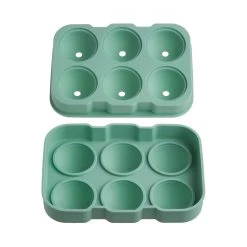 Eiswürfelform XXL 6 Eisbälle COOL DOWN In Salbei -Butlers butlers eiswurfelform xxl 6 eisballe cool down in salbei 4