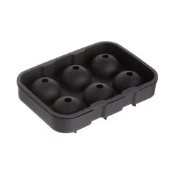 Eiswürfelform XXL 6 Eisbälle COOL DOWN In Schwarz